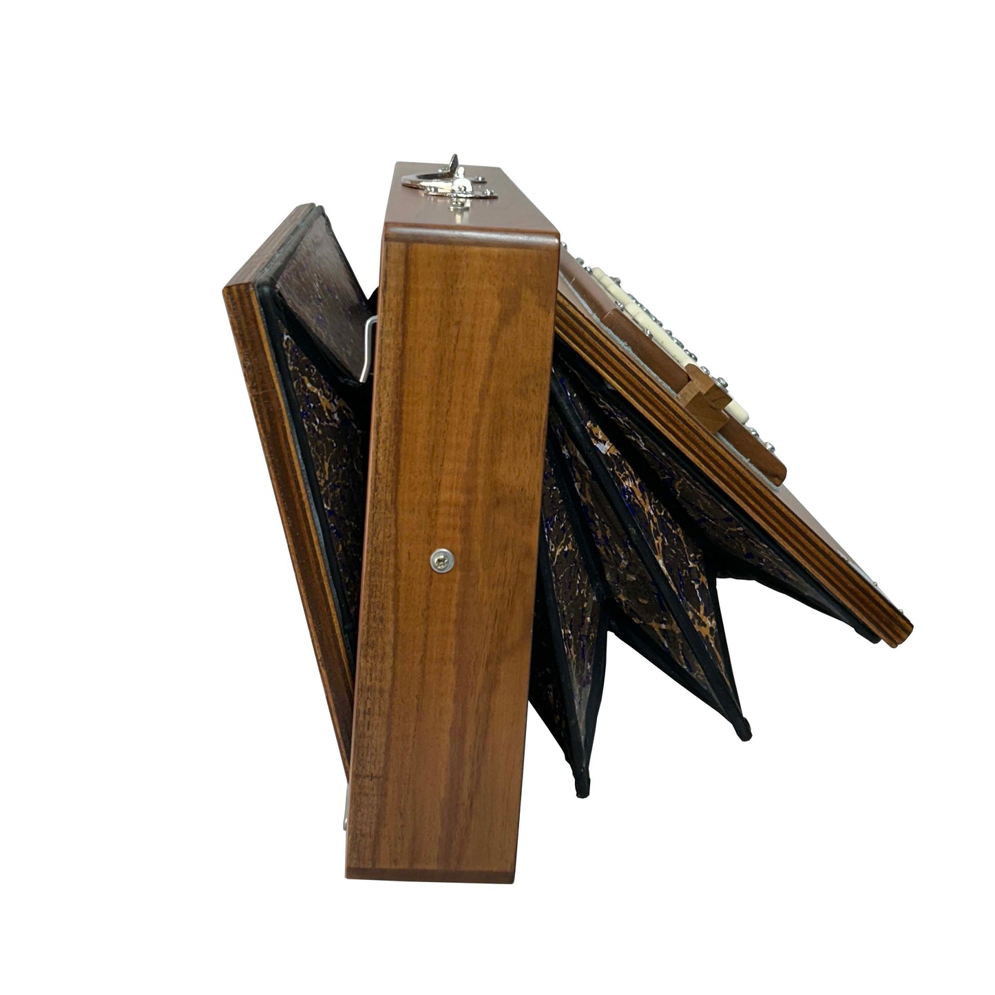 Single octave Shrutibox _13-Note Shruti Box (G to g) _ 10x15x2.5 inch _ Multifold Bellows _ Palitana Reeds _ One Octave _ 440Hz or Custom Tuning _ Premium Teak Wood