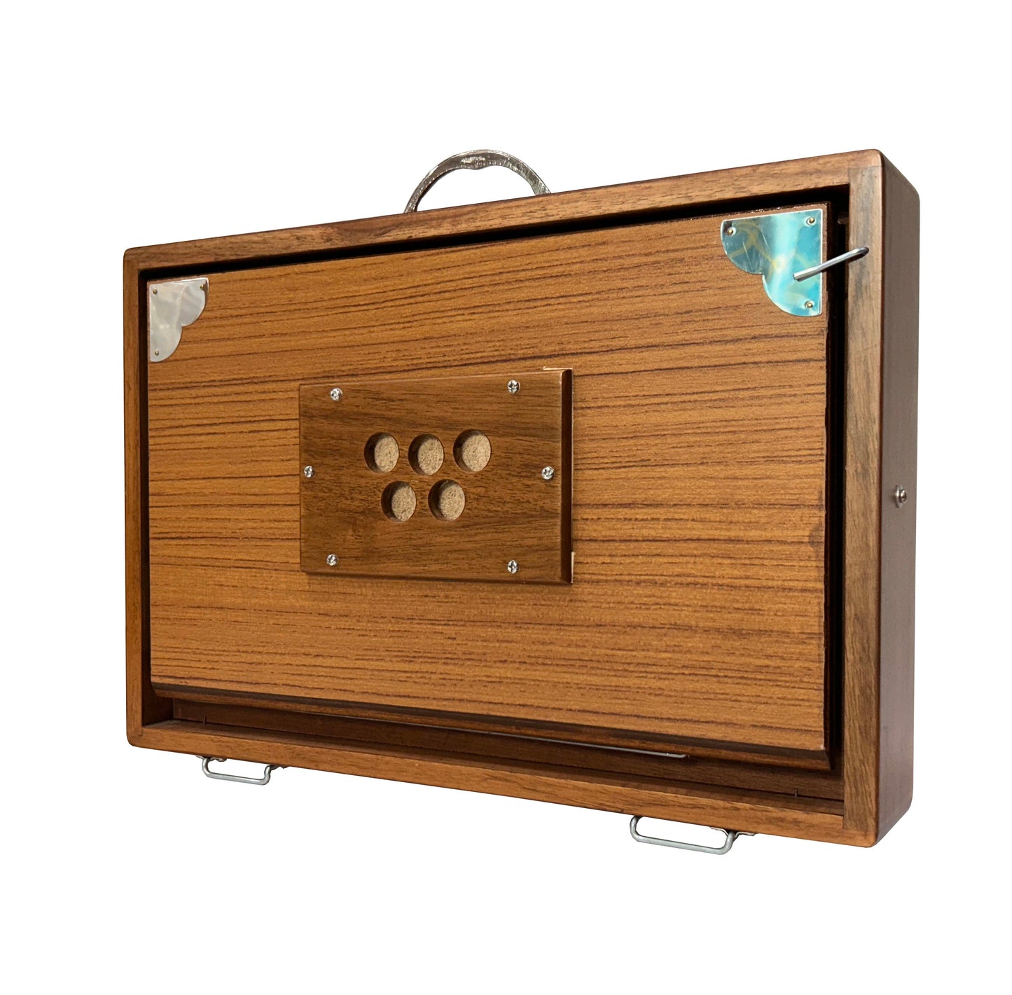 Single octave Shruti Box _ 13-Note Shruti Box _ 10x15x2.5 inch _ Multifold Bellows _ Palitana Reeds _ One Octave _ 440Hz or Custom Tuning _ Premium Teak Wood
