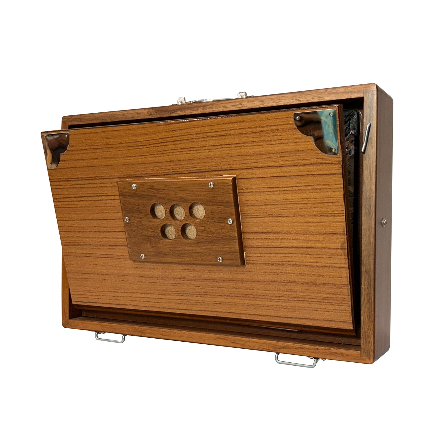 Single octave Shruti Box _ 13-Note Shruti Box _ 10x15x2.5 inch _ Multifold Bellows _ Palitana Reeds _ One Octave _ 440Hz or Custom Tuning _ Premium Teak Wood