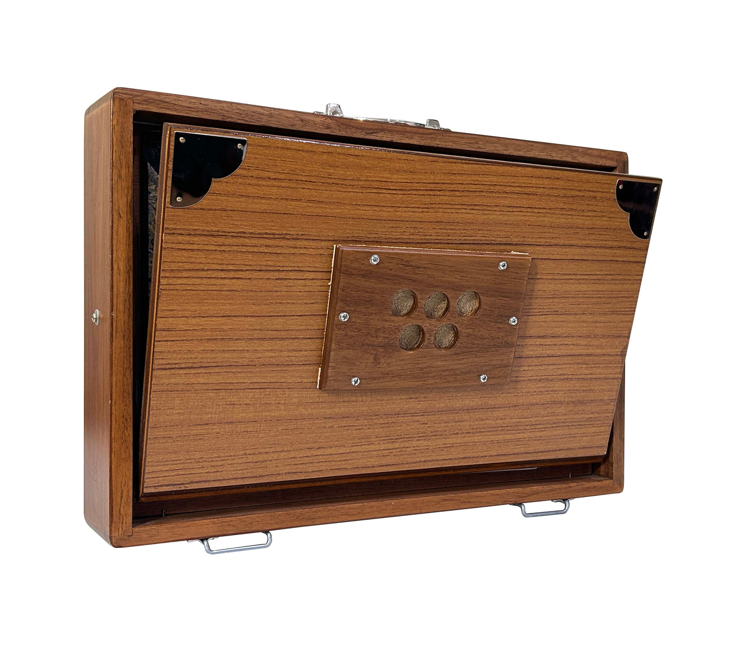 Single octave Shruti Box _ 13-Note Shruti Box _ 10x15x2.5 inch _ Multifold Bellows _ Palitana Reeds _ One Octave _ 440Hz or Custom Tuning _ Premium Teak Wood