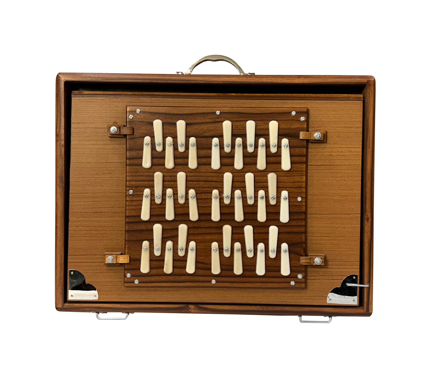 Shruti Box - 36 Notes Shruti Box _ Teak wood _ Multifold Bellow _ Three Octave _ High Quality Brass Reeds