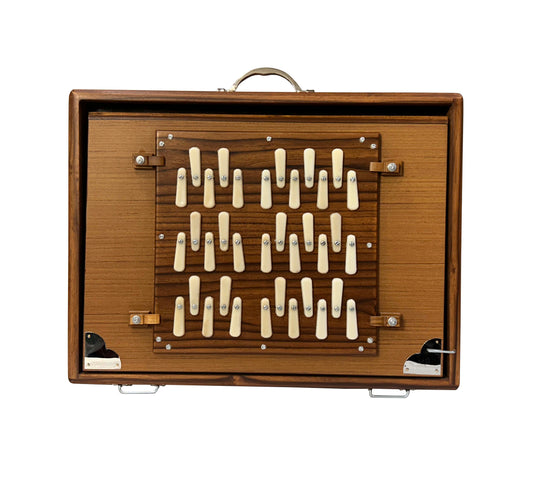 Shruti Box - 36 Notes Shruti Box _ Teak wood _ Multifold Bellow _ Three Octave _ High Quality Brass Reeds