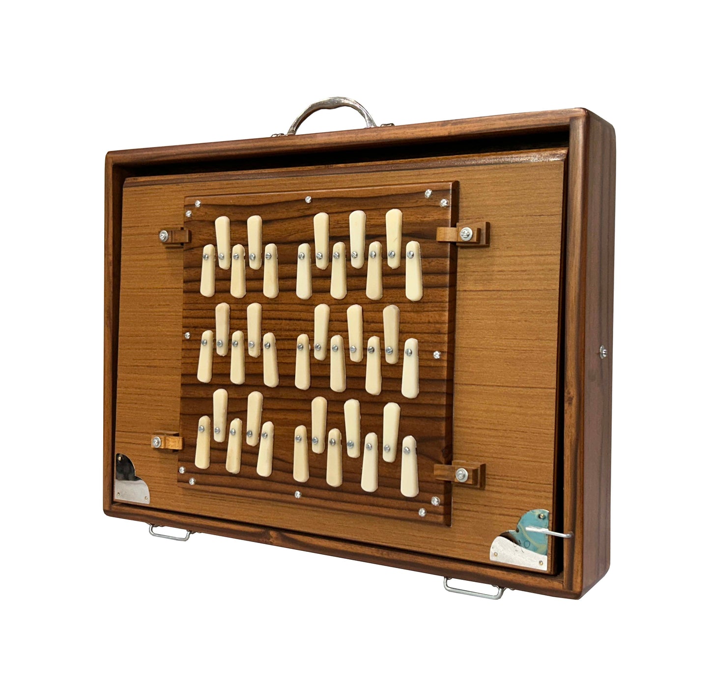Shruti Box - 36 Notes Shruti Box _ Teak wood _ Multifold Bellow _ Three Octave _ High Quality Brass Reeds