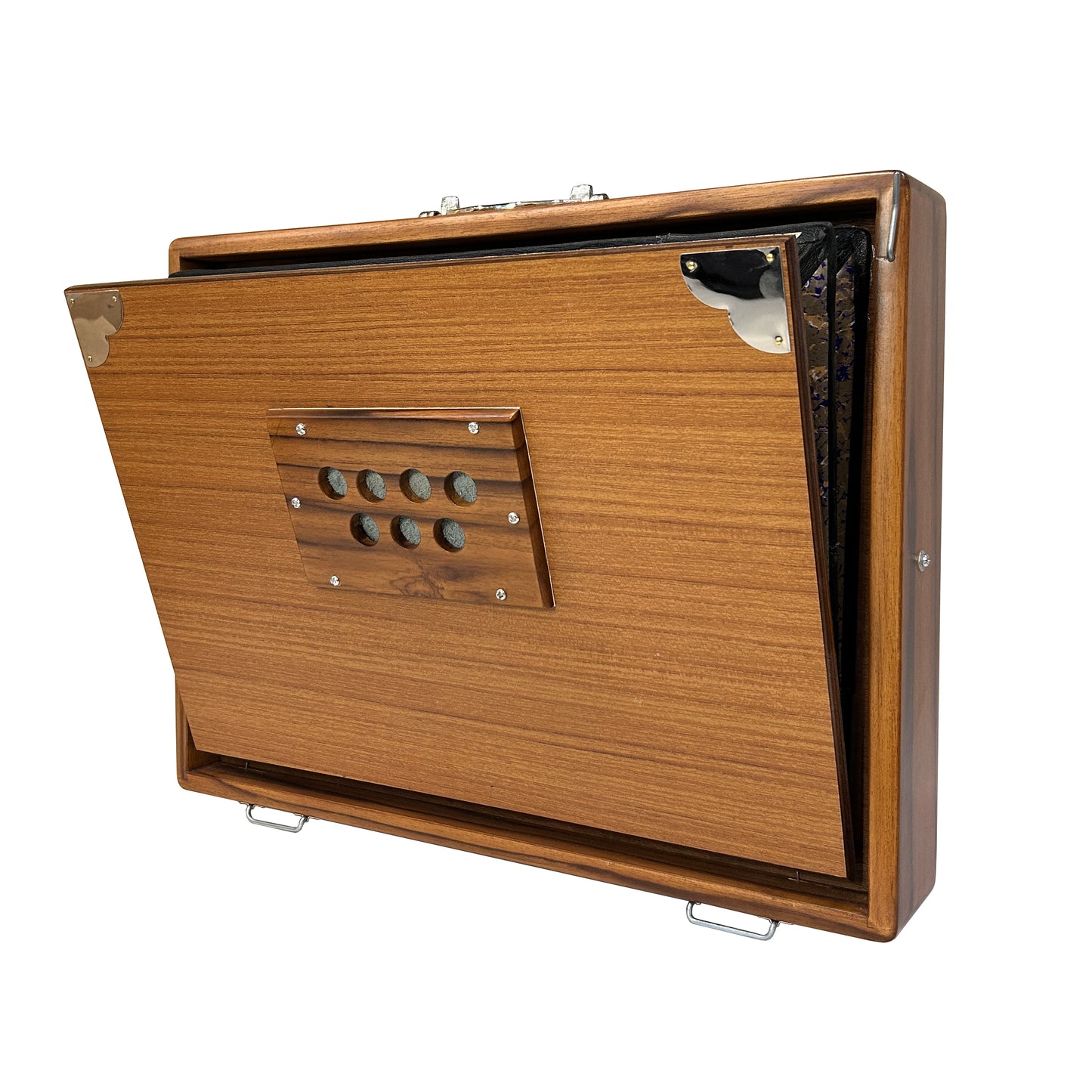 Large Shruti Box _ One octave Shruti Box with Multi-fold Bellow _ 13 Notes Shrutibox _ Teak wood _ Natural Color _ High quality Palitana Reeds _ Padded Bag _ C to c _ Tuned at 440Hz or Customizable