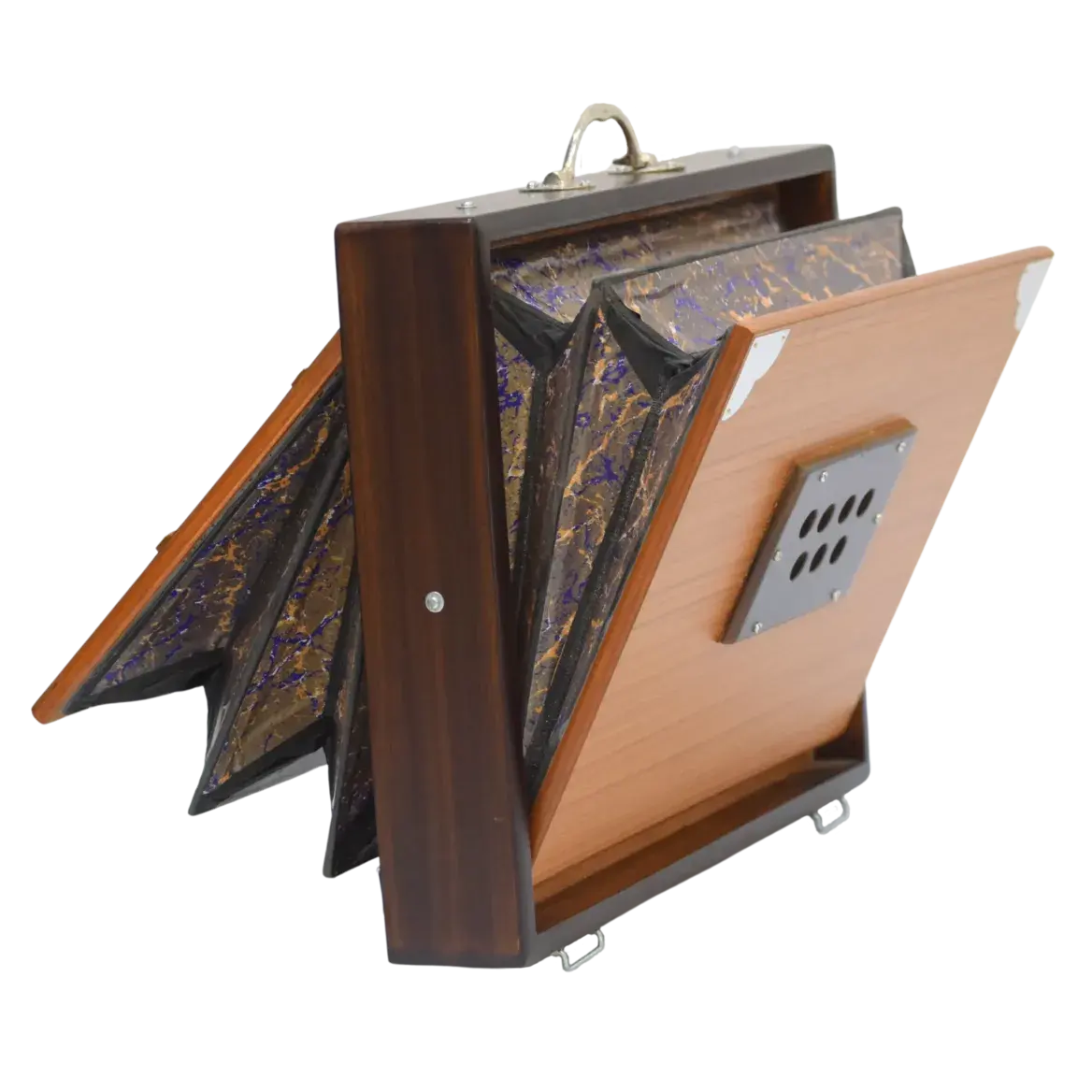 26_Notes_Shruti_box_Back_Side_view_Open_Bellow_MKS_ShrutiBox

